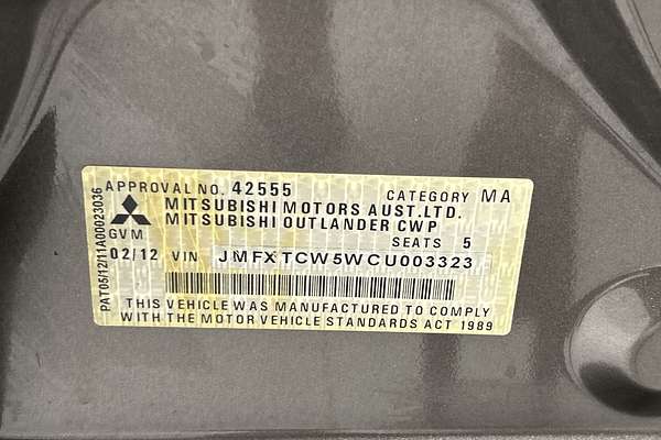 2012 Mitsubishi Outlander XLS ZH