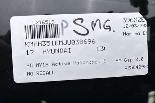 2017 Hyundai i30 Active PD