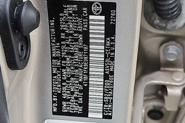 2014 Toyota Camry XLE
