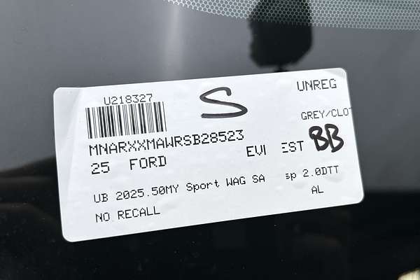 2025 Ford Everest Sport 2.0L