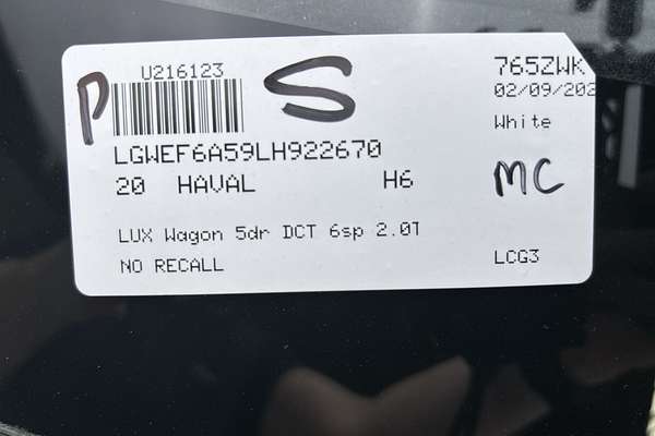 2020 Haval H6 LUX