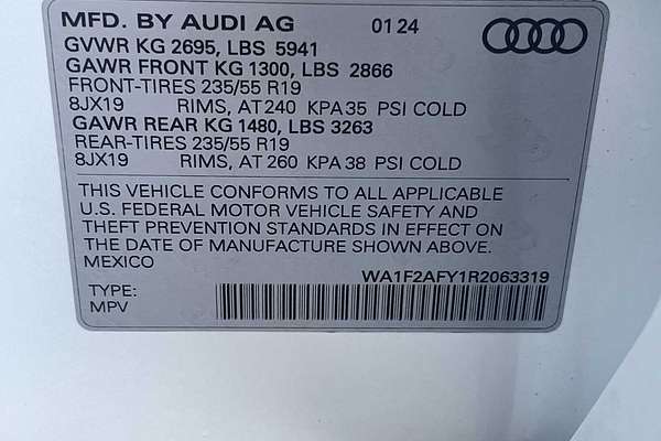 2024 Audi Q5 S line Prestige