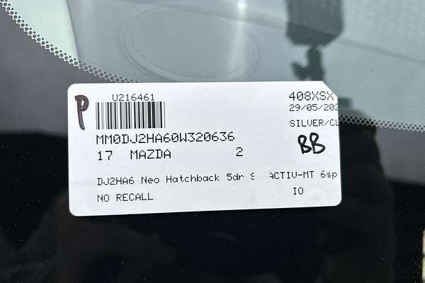 2017 Mazda 2 Neo DJ Series