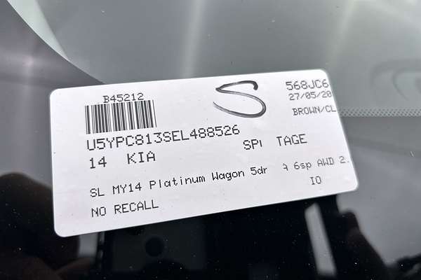 2014 Kia Sportage Platinum SL