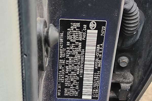 2012 Toyota Camry XLE