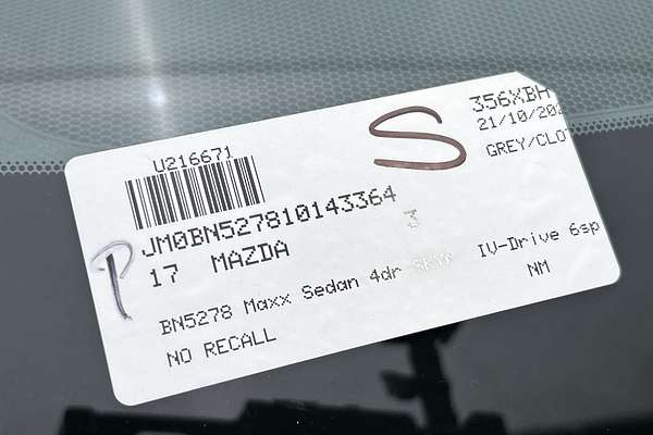 2017 Mazda 3 Maxx BN Series