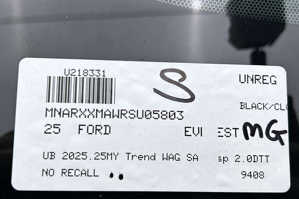 2025 Ford Everest Trend 2.0L