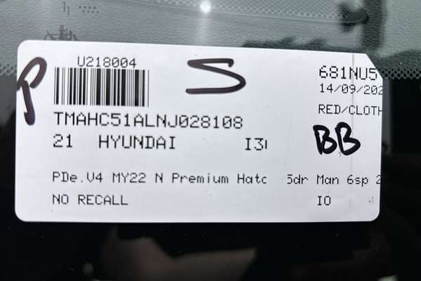 2021 Hyundai i30 N Premium PDe.V4