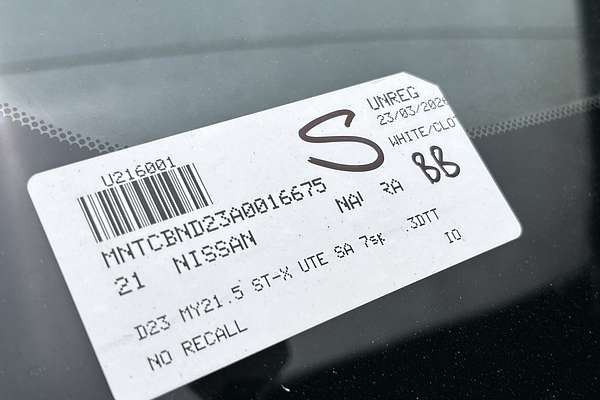 2021 Nissan Navara ST-X D23 4X4