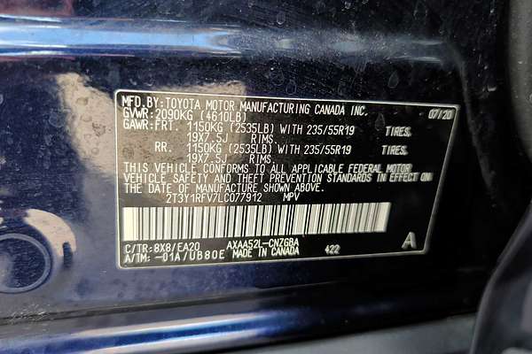 2020 Toyota RAV4 Limited