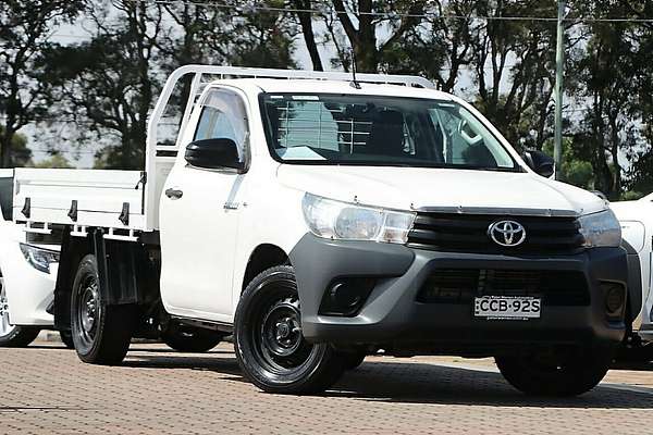 2017 Toyota Hilux Workmate TGN121R Rear Wheel Drive